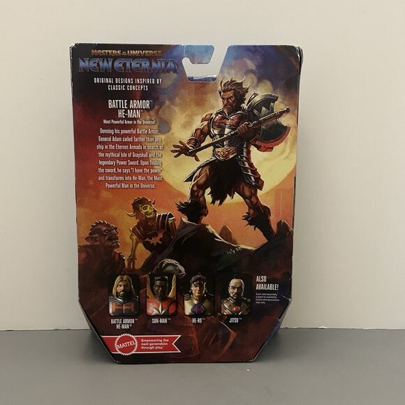 Mattel Masters Of The Universe New Eternia Battle Armor He-Man Action Figure - Picture 3 of 6